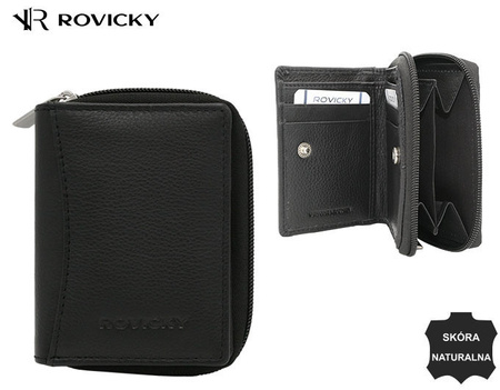 Portfel damski skórzany R-23-17-LFN Black