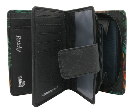 Women's leather wallet R-N109-ART