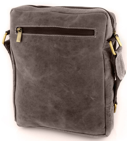 Leather bag 250839-MH BROWN