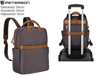 Plecak Peterson PTN JN-08 Gray