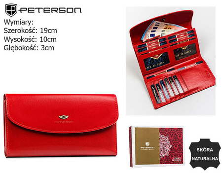 PETERSON PTN 2537-BO RFID leather wallet
