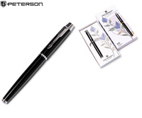 Długopis w pudełku Peterson PTN 222-GB Black-Silver