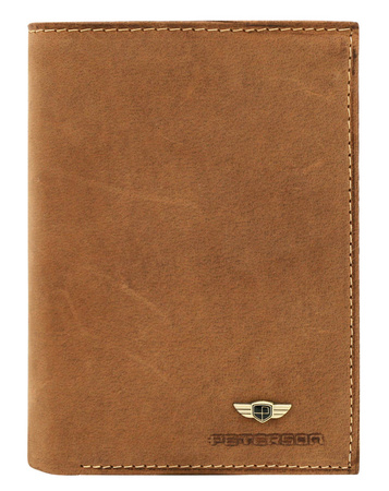 Leather wallet PTN 324 2-1-5 COGNAC