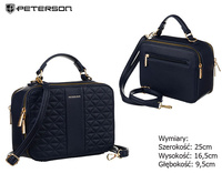 Torebka damska PU PTN 1091-2 Navy