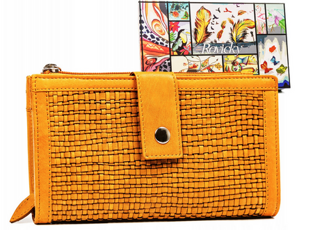 Portfel skórzany RFID ROVICKY R-861-DDW