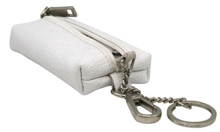 Leather Key Pouch SKL-001-NDM White