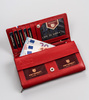 Portfel skórzany PTN RD-32-GCL Red