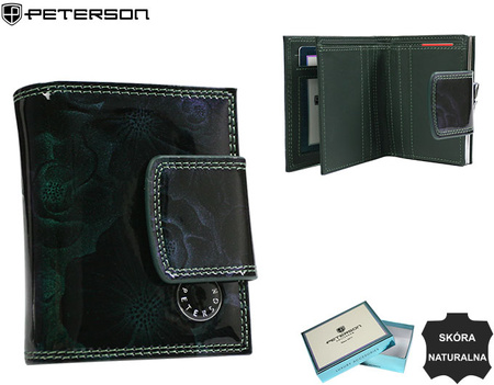 Portfel damski skóra+PU PTN PS329-FDS GREEN