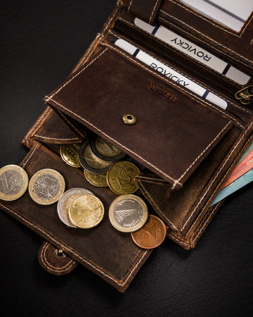 Portfel męski skórzany na blistrze N4L-CHM-BL Cognac