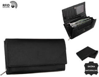 Women's Leather Wallet RD-24-GCL-NL Black