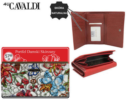 Portfel skóra + PU PN29-FL-BL Multi