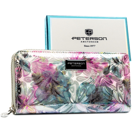 Portfel skóra + PU PTN PX25-1-NPK Pink