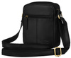 Natural leather Men's shoulder bag PTN 705-OPU Black