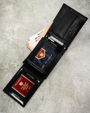 Zestaw portel+pasek PTN N992-DOT-BW Black