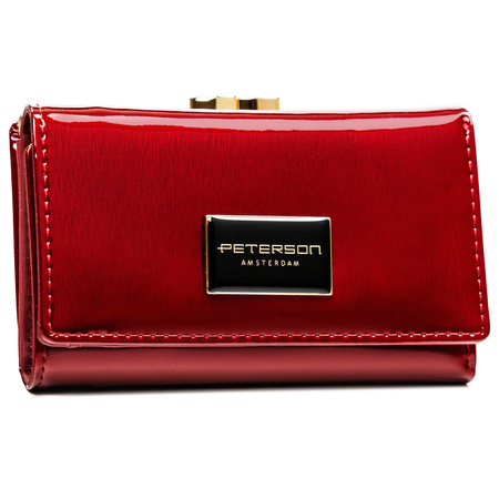 Portfel damski skórzany PTN PH23-1-SH Red
