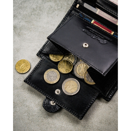 Portfel męski skórzany PTN N4L-NGV Black