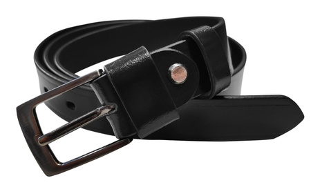 Pasek męski skórzany PRW-05-N Black