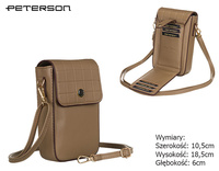 Torba z eko skóry PTN M-15 Beige