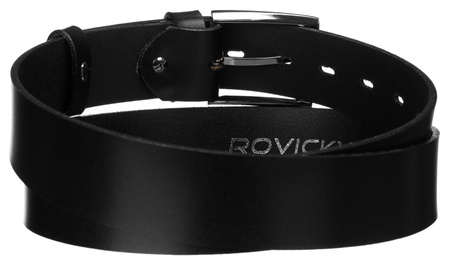 Rovicky RNS BLACK men's leather belt
