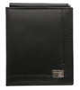 A compact men's money clip made of genuine leather CPR-12-NBAR Black