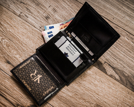 ROVICKY R-RM-10-GCL men's RFID leather wallet