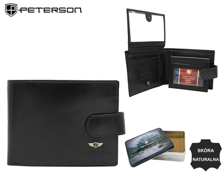 Portfel skórzany PTN 22301L-VT Black