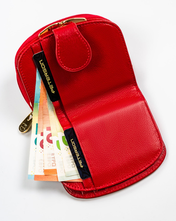 Portfel damski skórzany PTN 43972-SGN Red