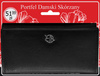 Portfel damski skórzany na blistrze R-D1521-NCD-BL Black
