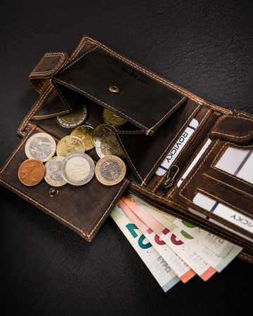 Portfel męski skórzany na blistrze N992L-CHM-BL Cognac