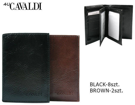 Leatherette men's wallet CAVALDI F18-054 BUNDLE 10 PCS