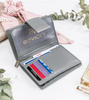 Portfel damski skórzany RD-04-GCL Gray