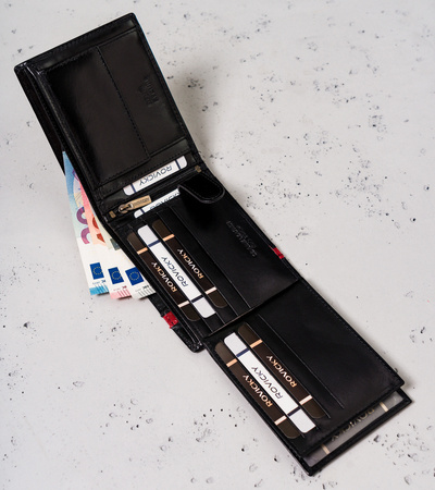 Portfel skórzany RFID ROVICKY N992-RVTP