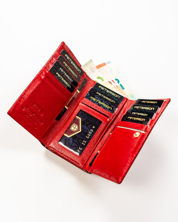 Portfel damski skórzany PTN 42108-DSL Red