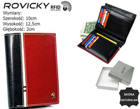 ROVICKY 331-RBA-D RFID leather wallet