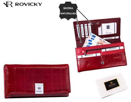 ROVICKY RPX-27A-3 leather and eco leather RFID wallet