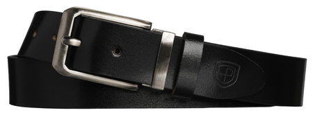 Pasek męski skórzany PTN LTP-09 Black