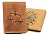 Leather wallet with the Libra zodiac sign RFID ALWAYS WILD N4-CHM-LIBR