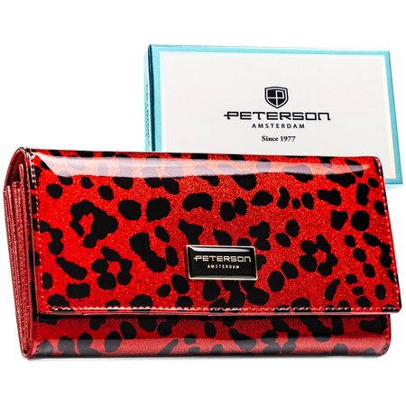 Portfel damski skóra+PU PTN PS122-PDS Red