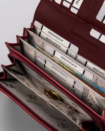Portfel skórzany ROVICKY RH-20A-1-SAF