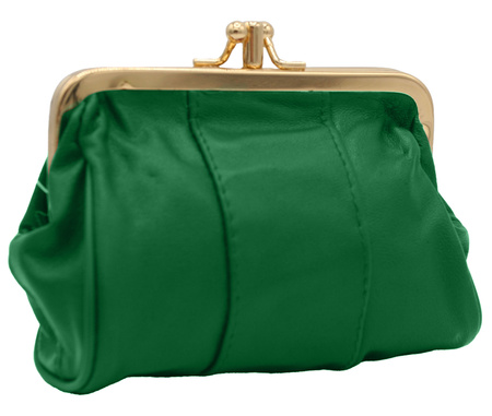 Portmonetka skórzana 665 Turquise