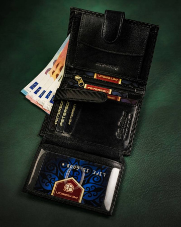 PETERSON PTN 303Z-CA-6587 RFID leather wallet