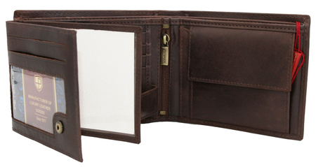 PETERSON PTN N992-BE-BEAR RFID leather wallet