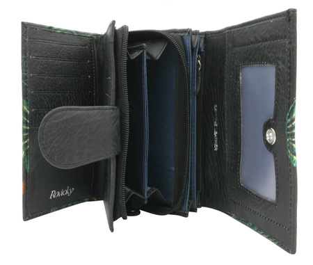 Women's leather wallet R-N19-ART