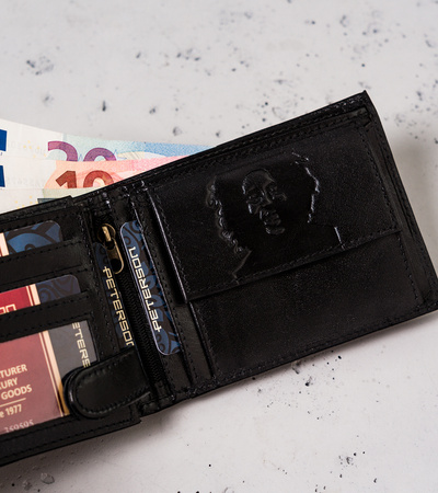 Portfel męski skórzany PTN 304BOB Black