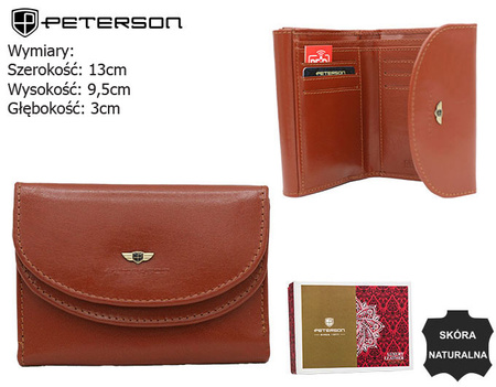 PETERSON PTN 116-BO RFID leather wallet