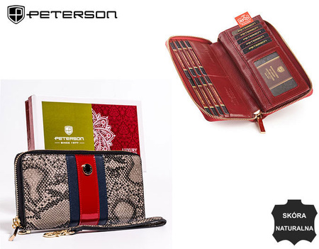 Portfel skórzany RFID PETERSON PTN ST-781