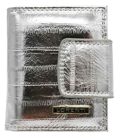Portfel damski skórzany 42329-STB Silver