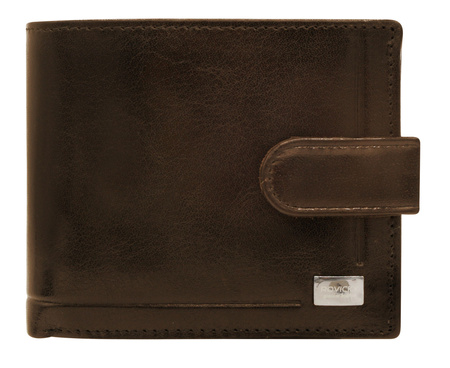 Portfel skórzany RFID PC-107L-BAR Brown