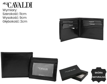 Portfel skórzany CW1012-LGV Black