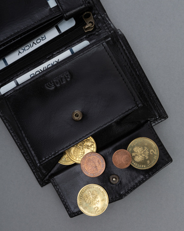 Portfel męski skórzany RM-04-BCF-BP BLACK